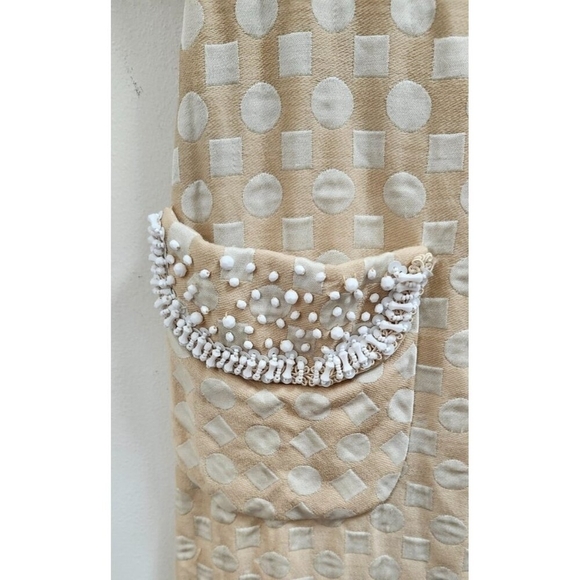 Barker"s Tre"s Chic Women's Dress with Asymmetrical Cut Decorative Beading Sze M - Picture 7 of 15